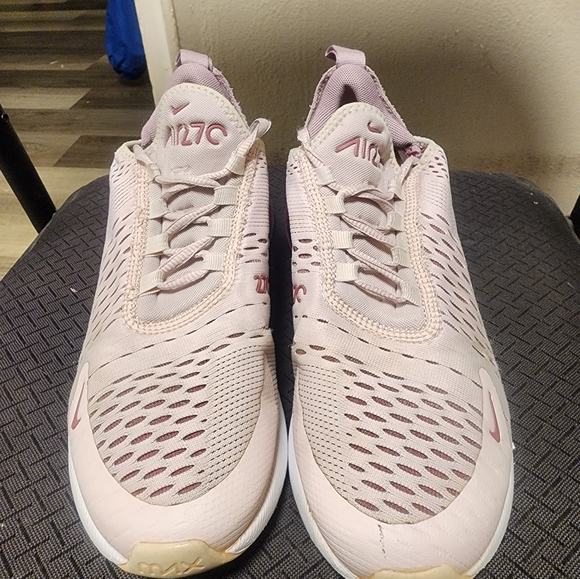 Nike Women's Sneakers - Light Pink and Burgundy - Picture 2 of 8